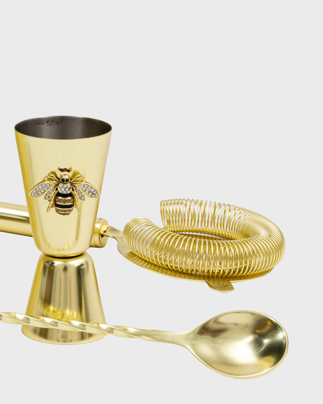 Stripey Bee Cocktail Shaker Set