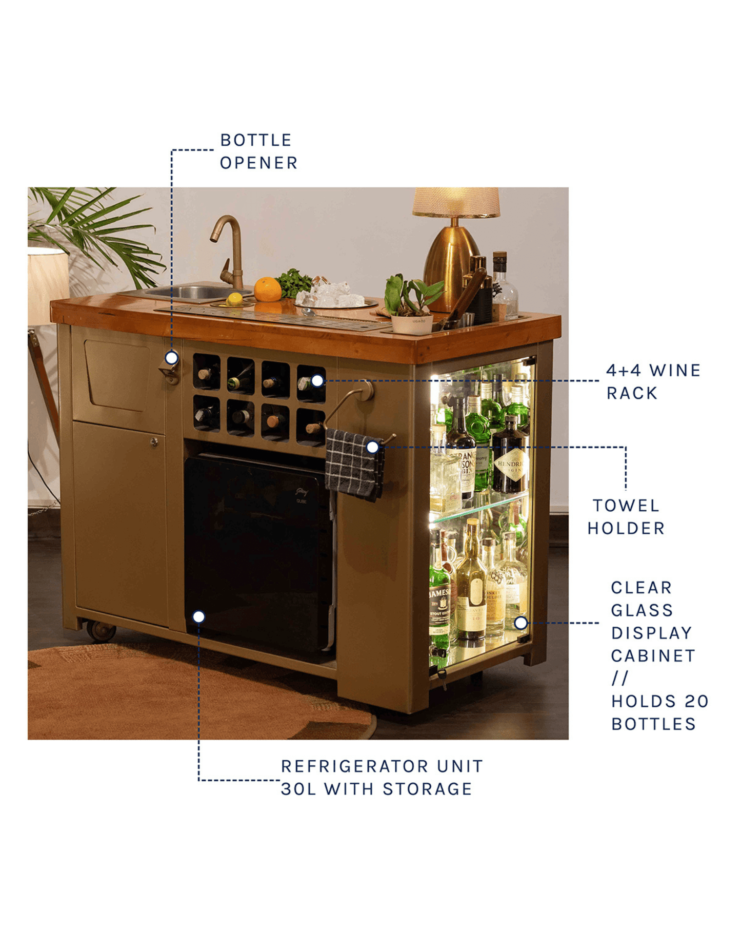 HAUS OF BARS Model Z Home Bar
