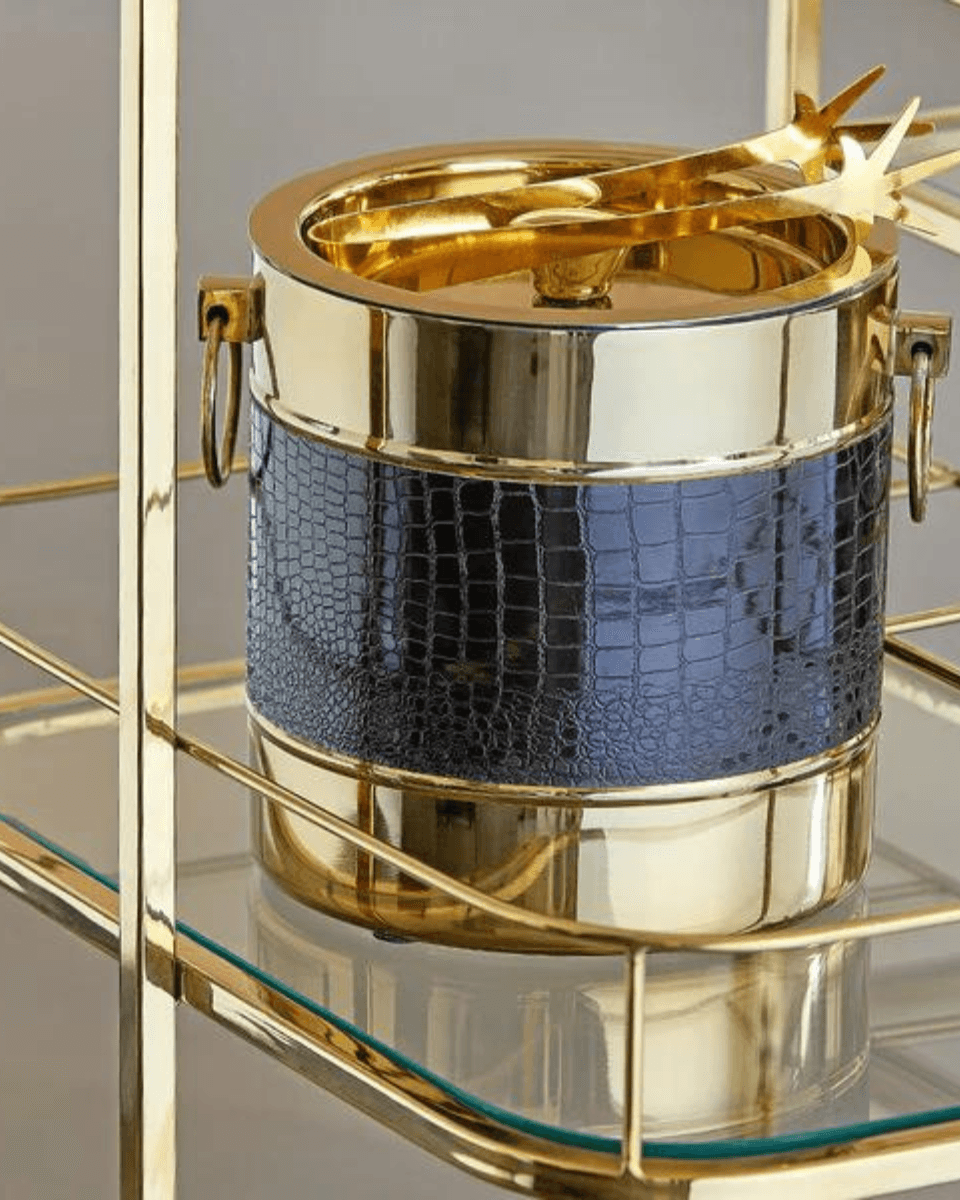 Elegance Ice Bucket, Chocolate Brown