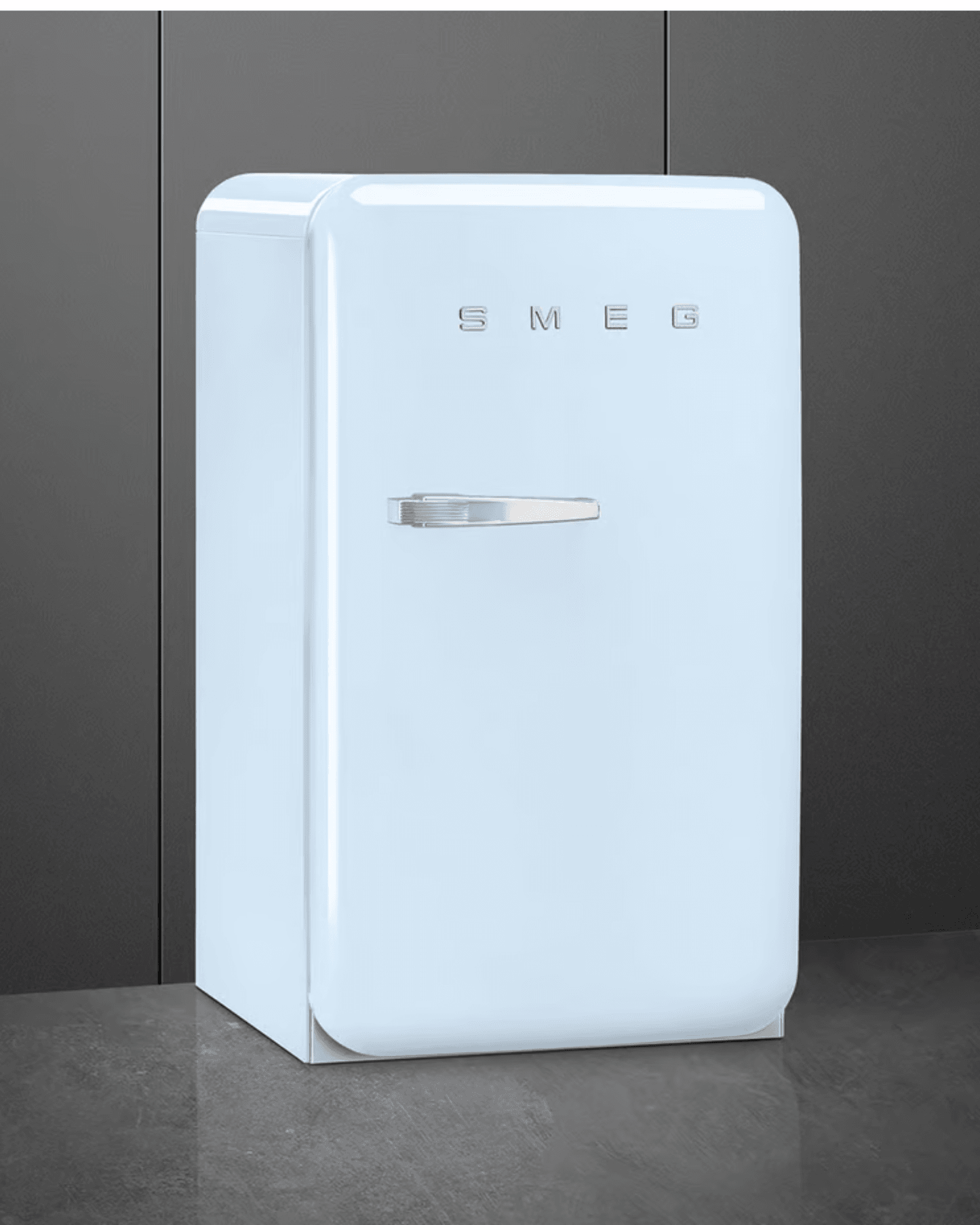 Happy Bar Refrigerator (Fab10H) - 50's Style, Pastel Blue