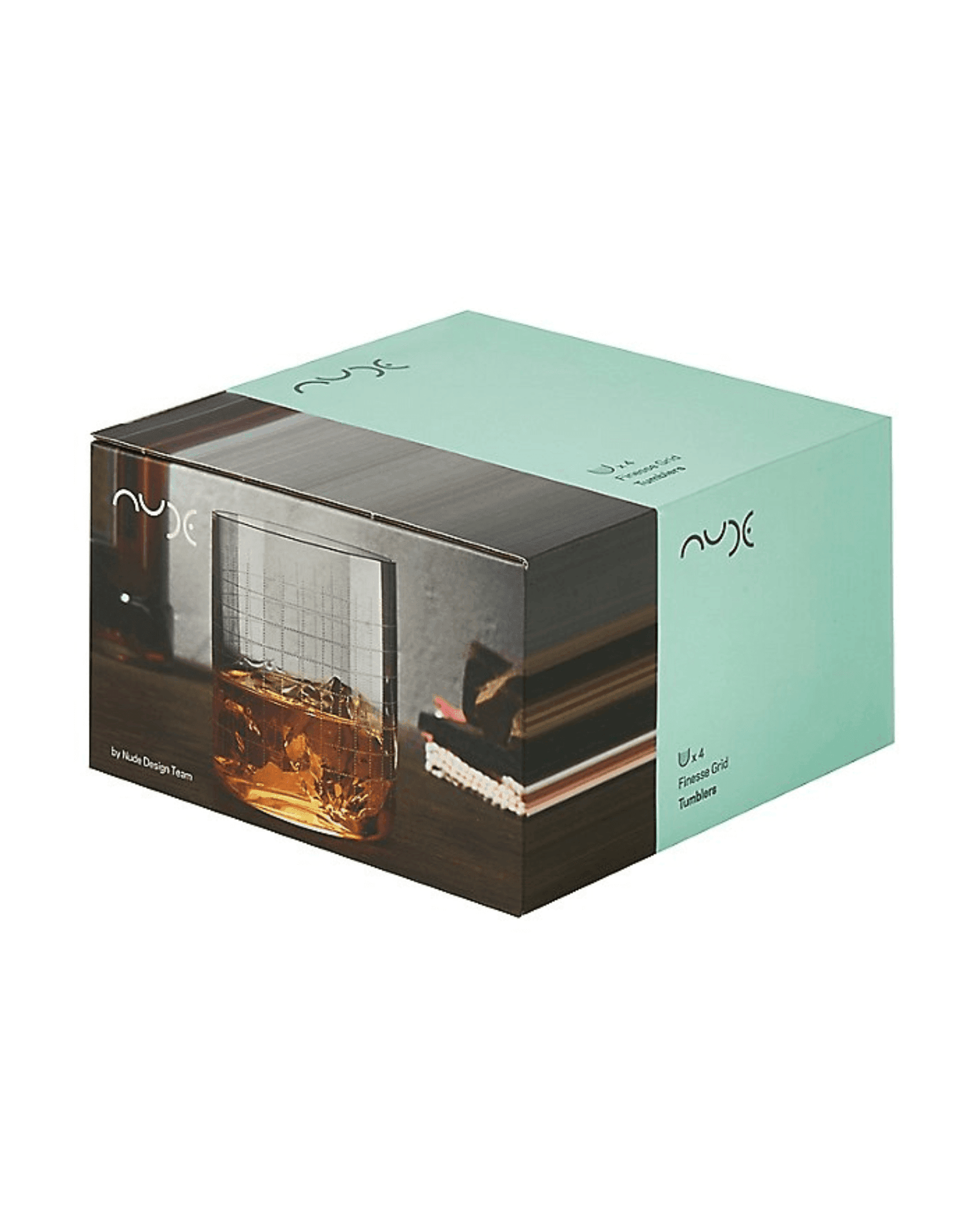 Finesse Grid Whisky Glass, 300ml