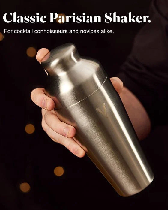 Parisian Cocktail Shaker Set, Silver
