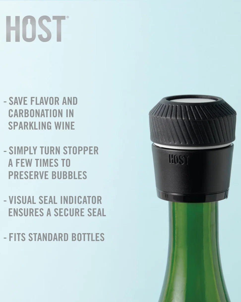 Champagne Stopper with Seal Indicator