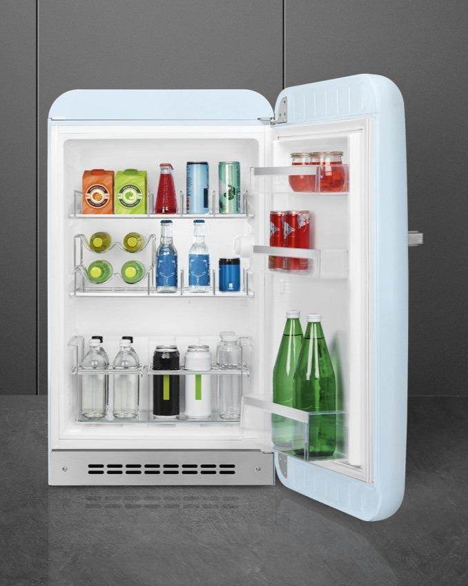 Happy Bar Refrigerator (Fab10H) - 50's Style, Pastel Blue