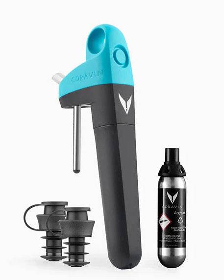 The Coravin Pivot+, Teal