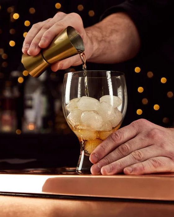 Boston Cocktail Shaker Set, Brushed Gold