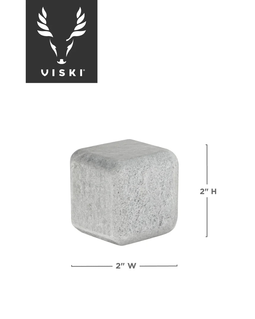 Glacier Soapstone Cubes, Large