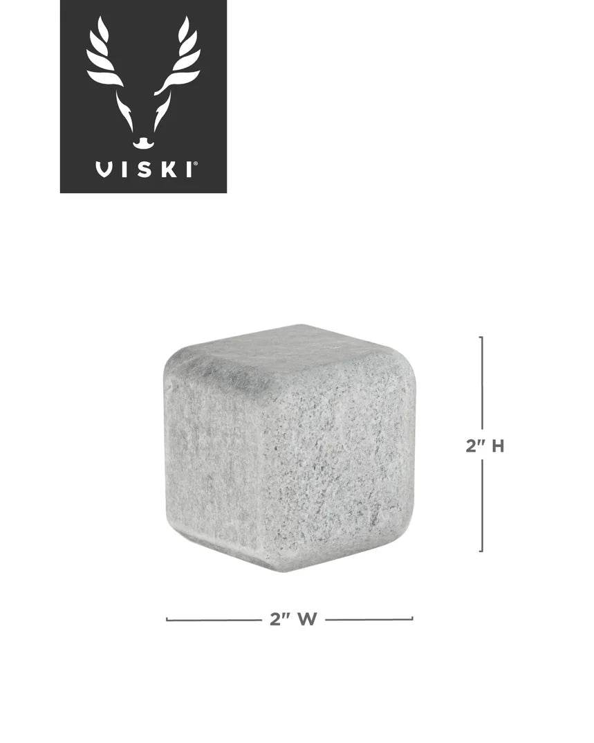 Glacier Soapstone Cubes, Large