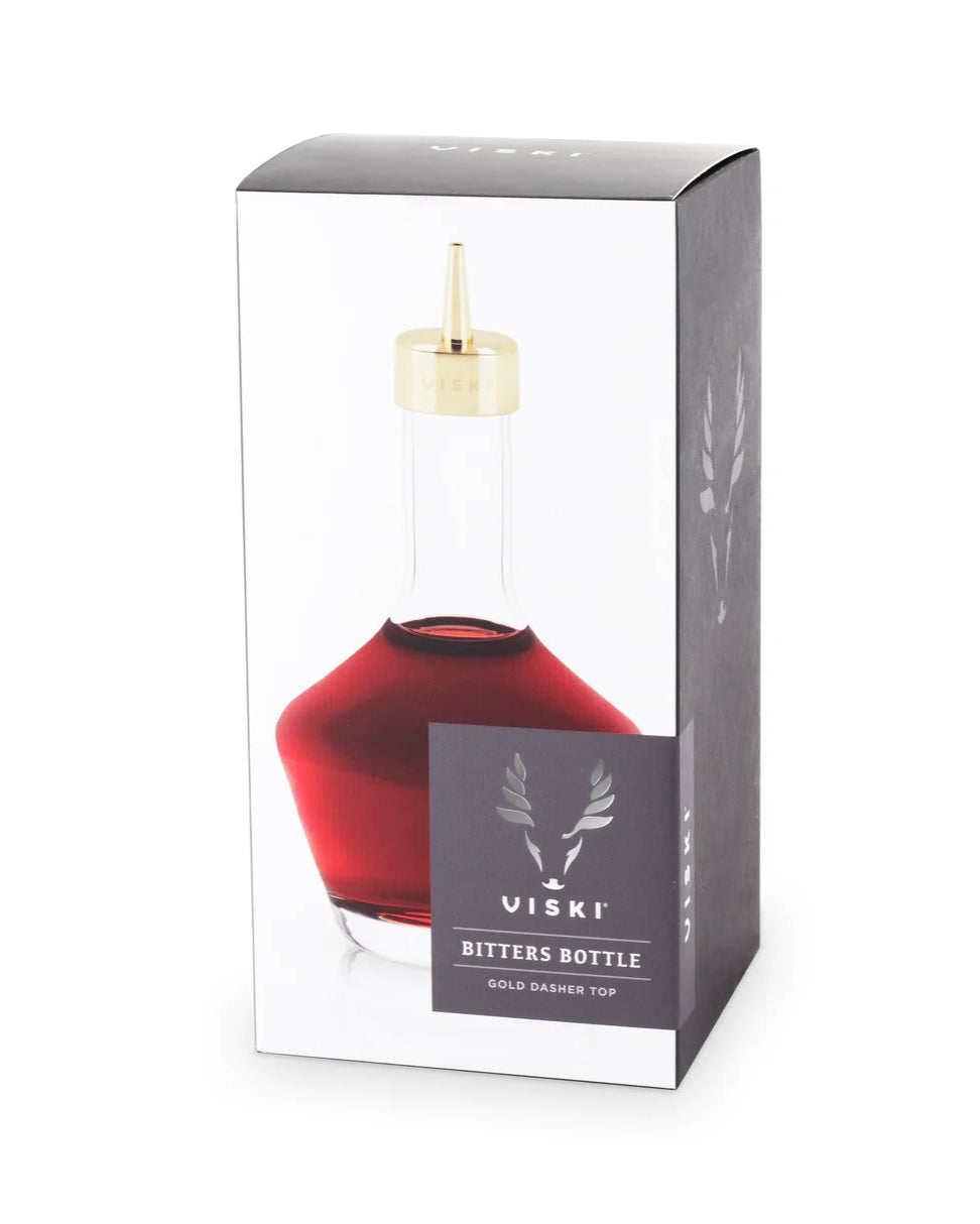 Bitter Bottle with Gold Dasher Top