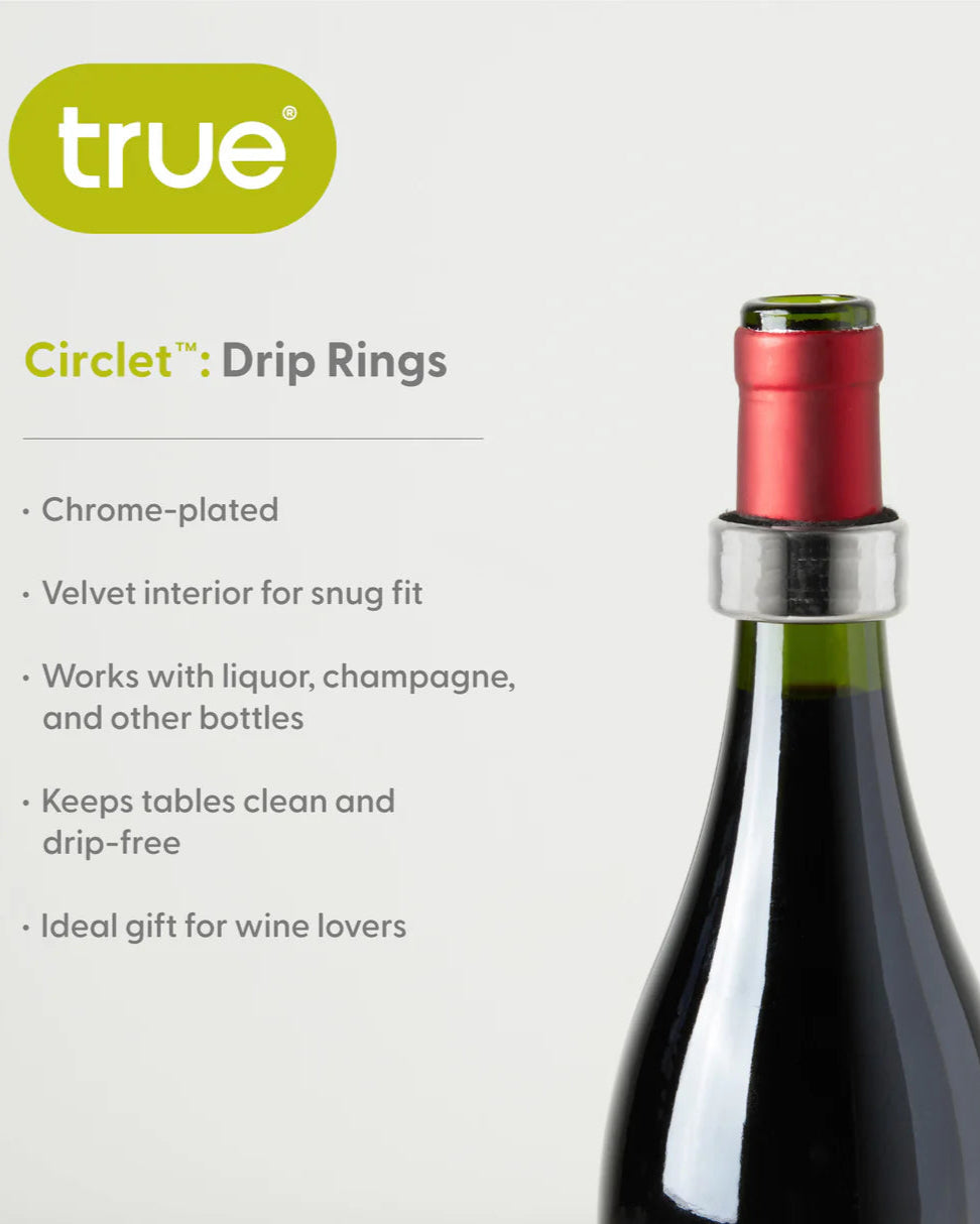 Wine Bottle Drip Rings
