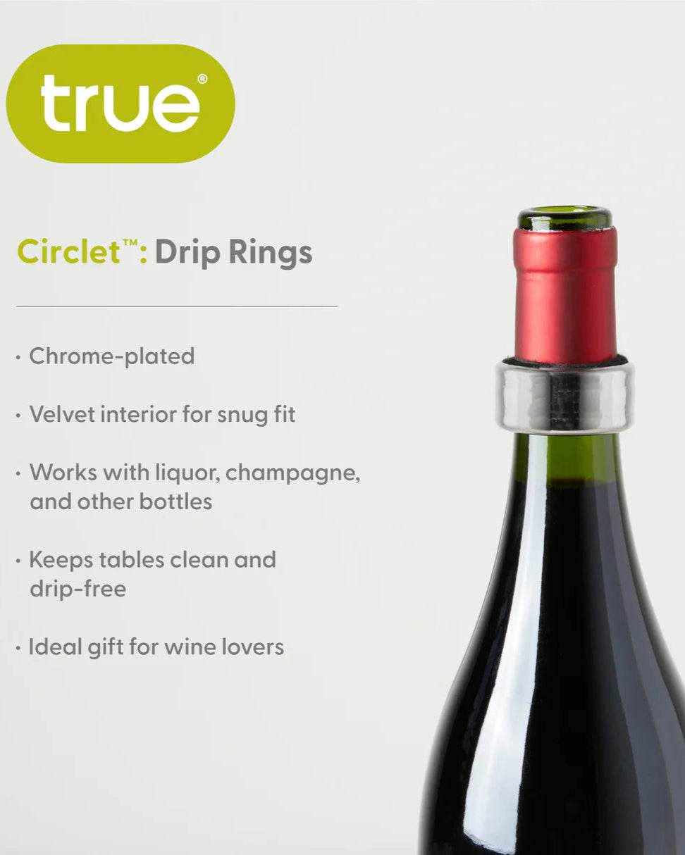 Wine Bottle Drip Rings