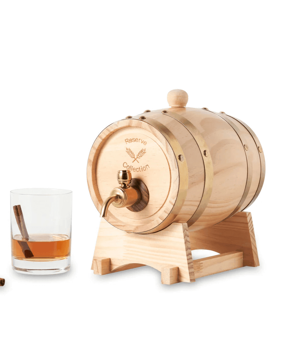 Whisky Barrel Drink Dispenser