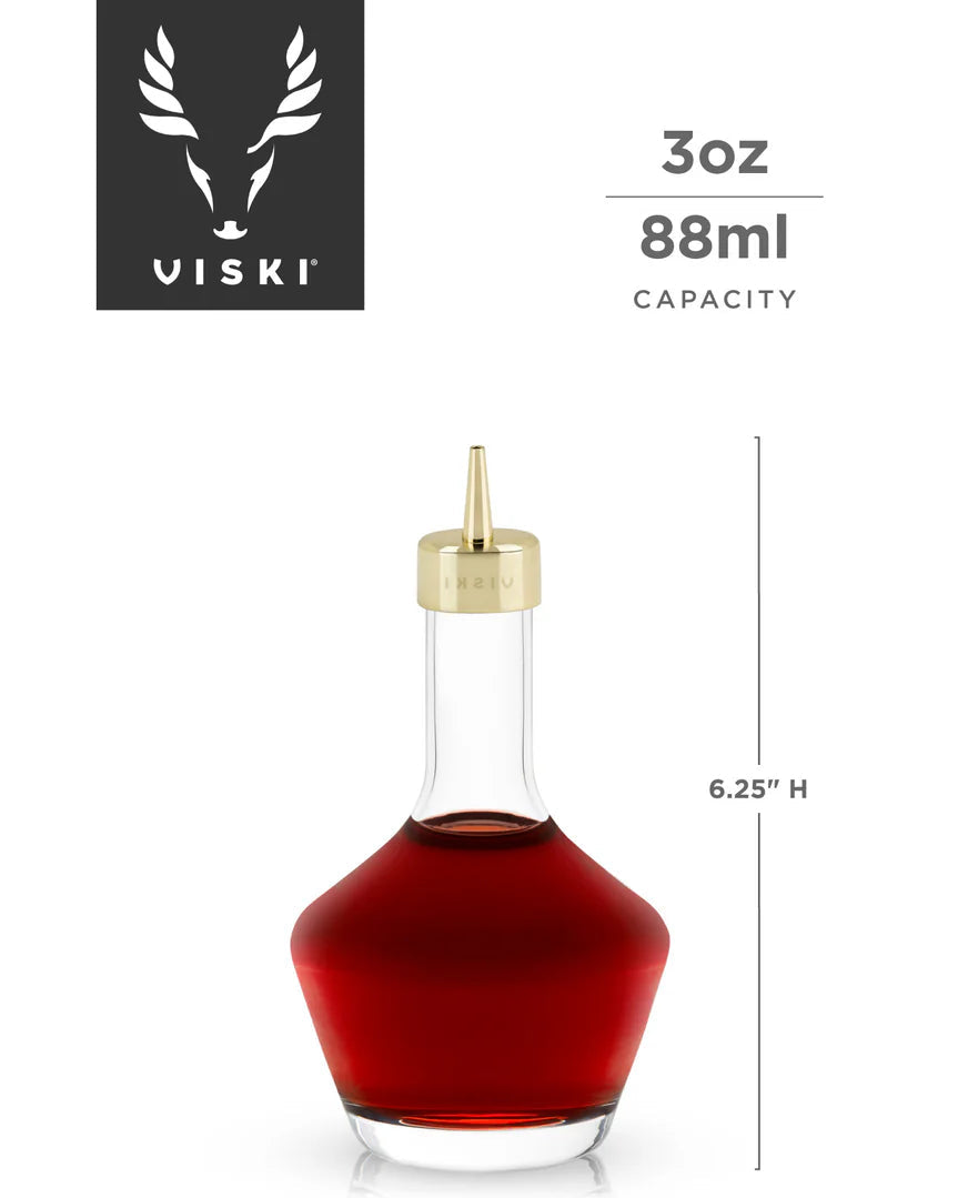 Bitter Bottle with Gold Dasher Top