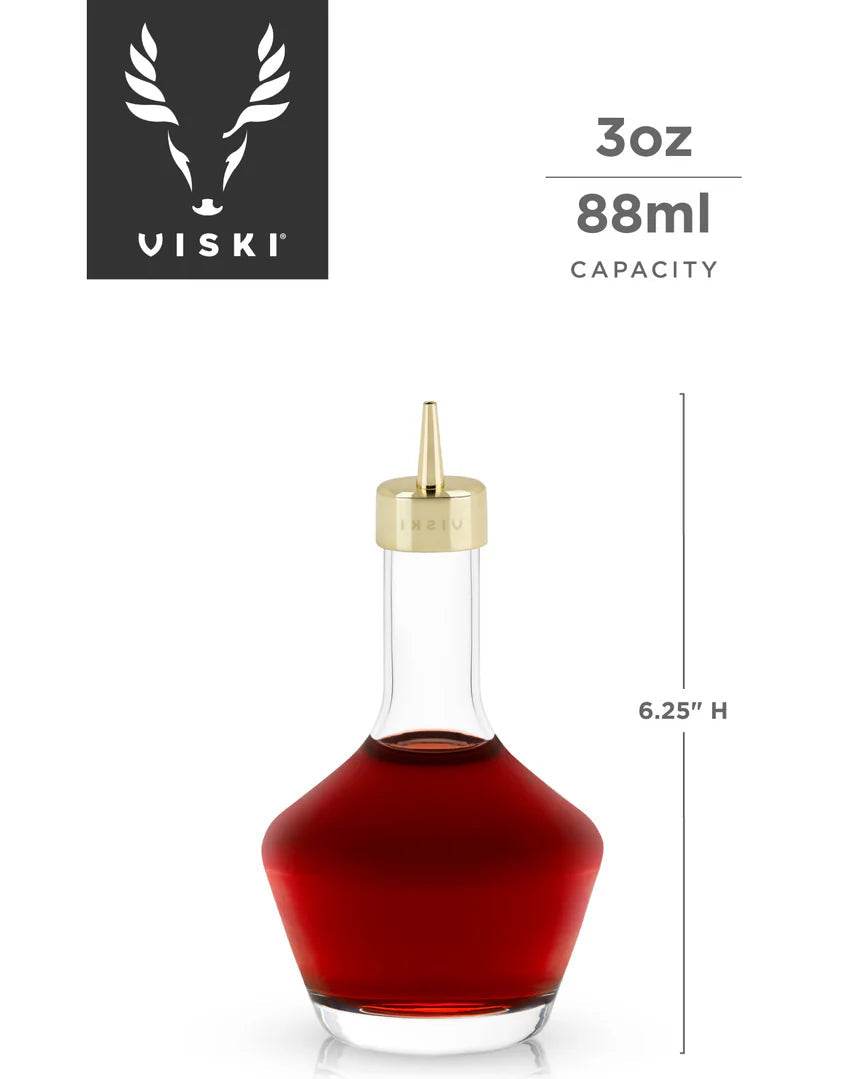 Bitter Bottle with Gold Dasher Top