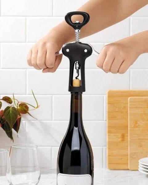 Winged Corkscrew with Bottle Opener