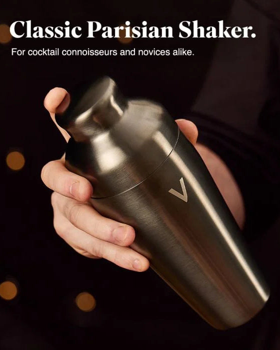 Parisian Cocktail Shaker Set, Graphite