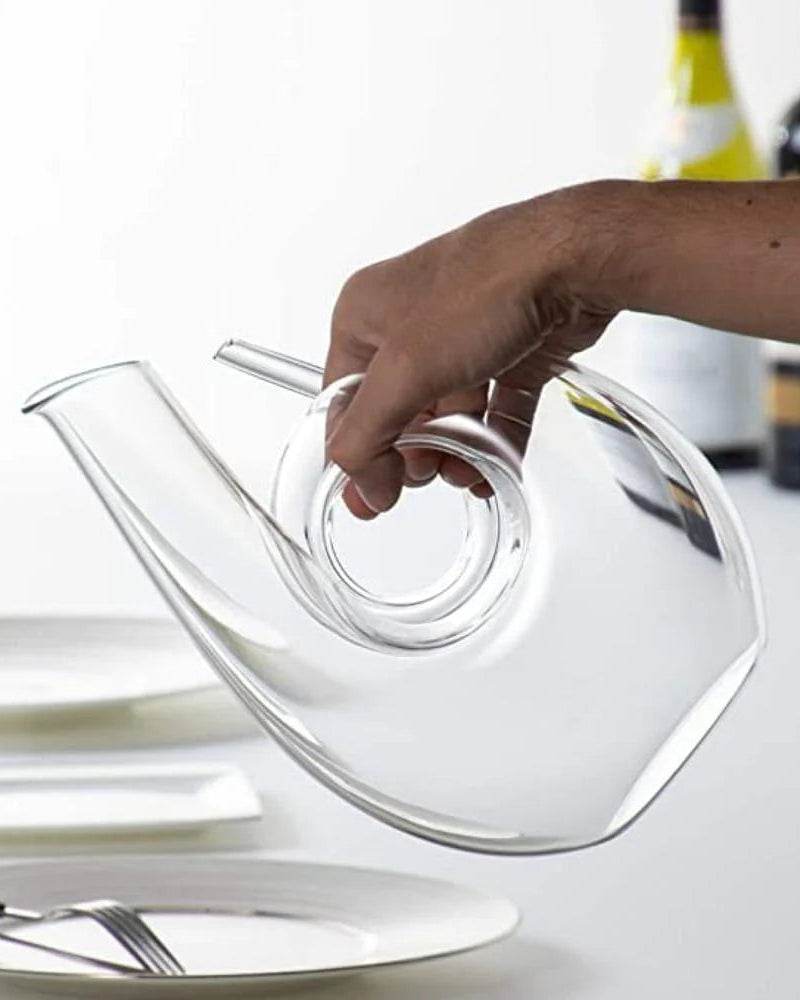 Curly Decanter, Clear