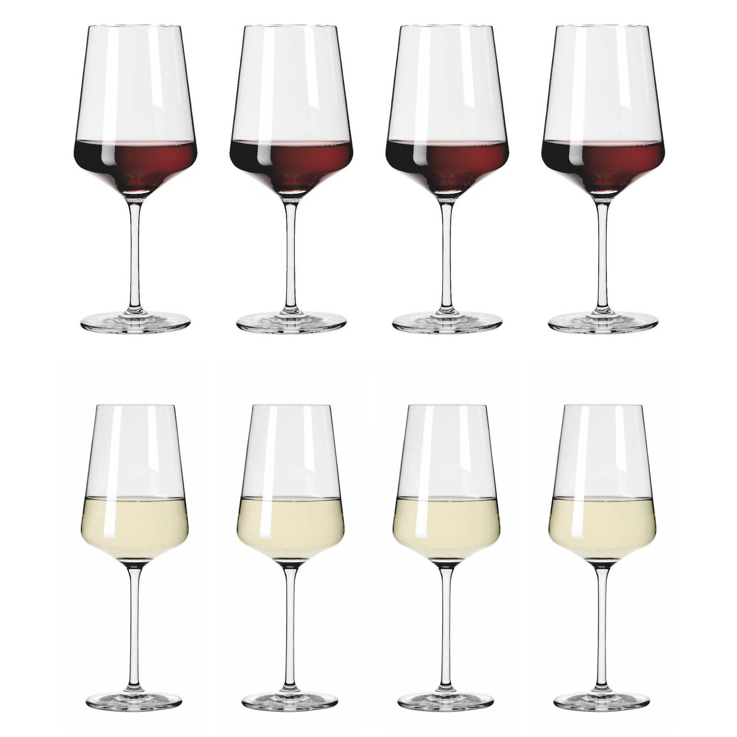 Julie Red & White Wine Glass Set
