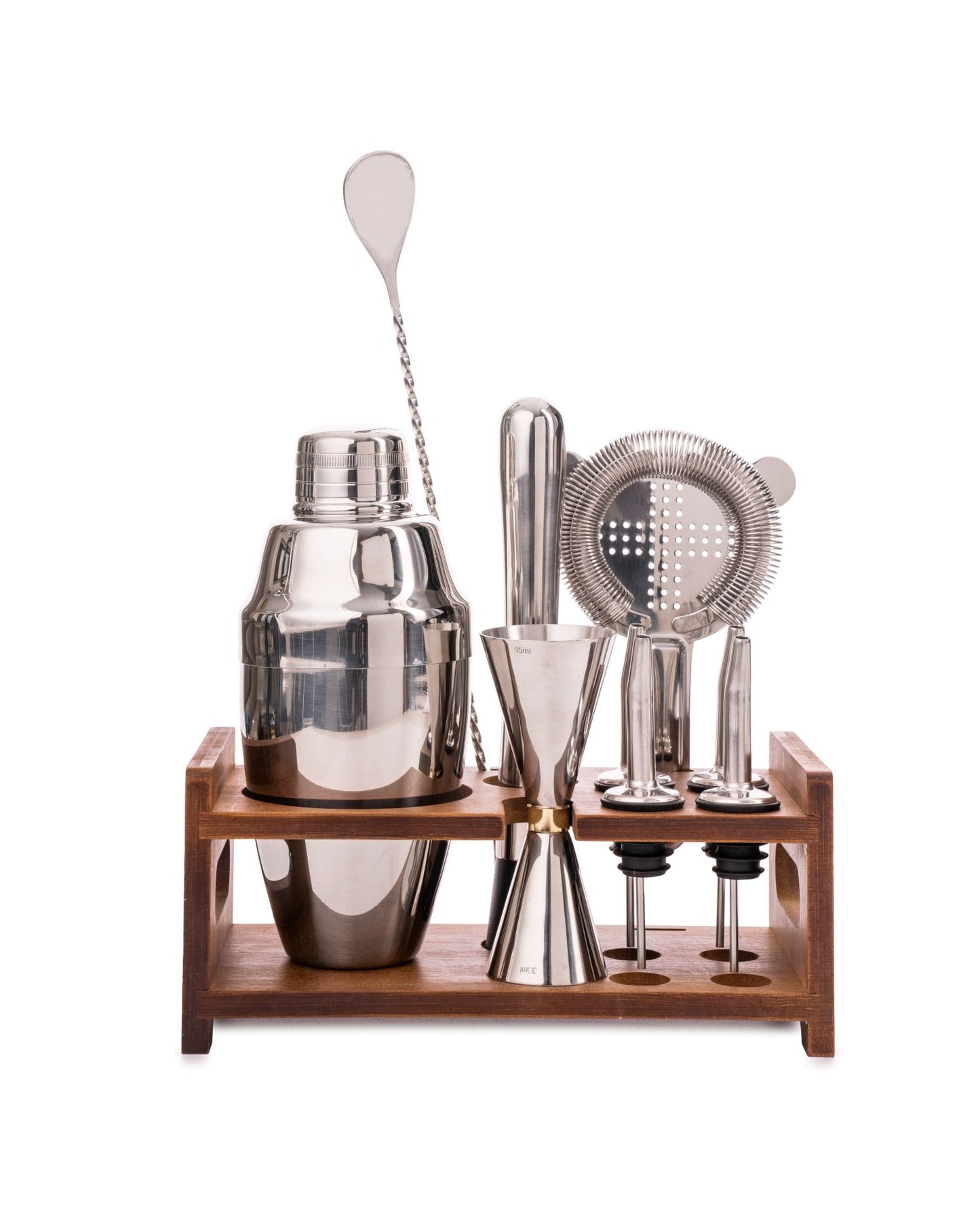 Essential Bar Tools Set, Silver