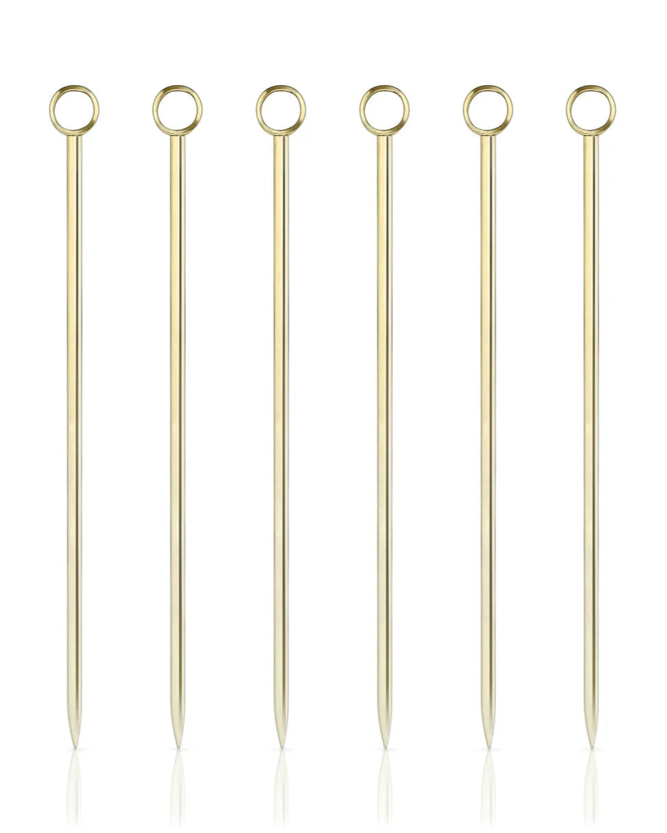 Belmont Cocktail Picks, Gold