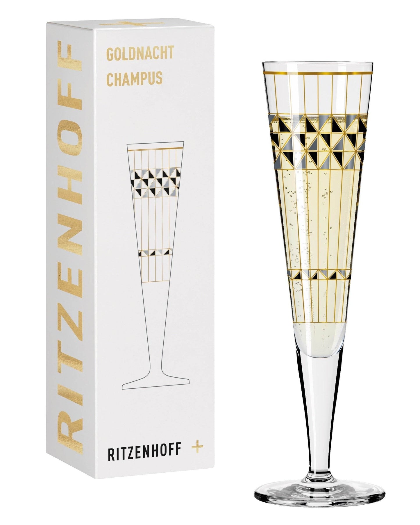 Goldnacht #6, Champagne Glass