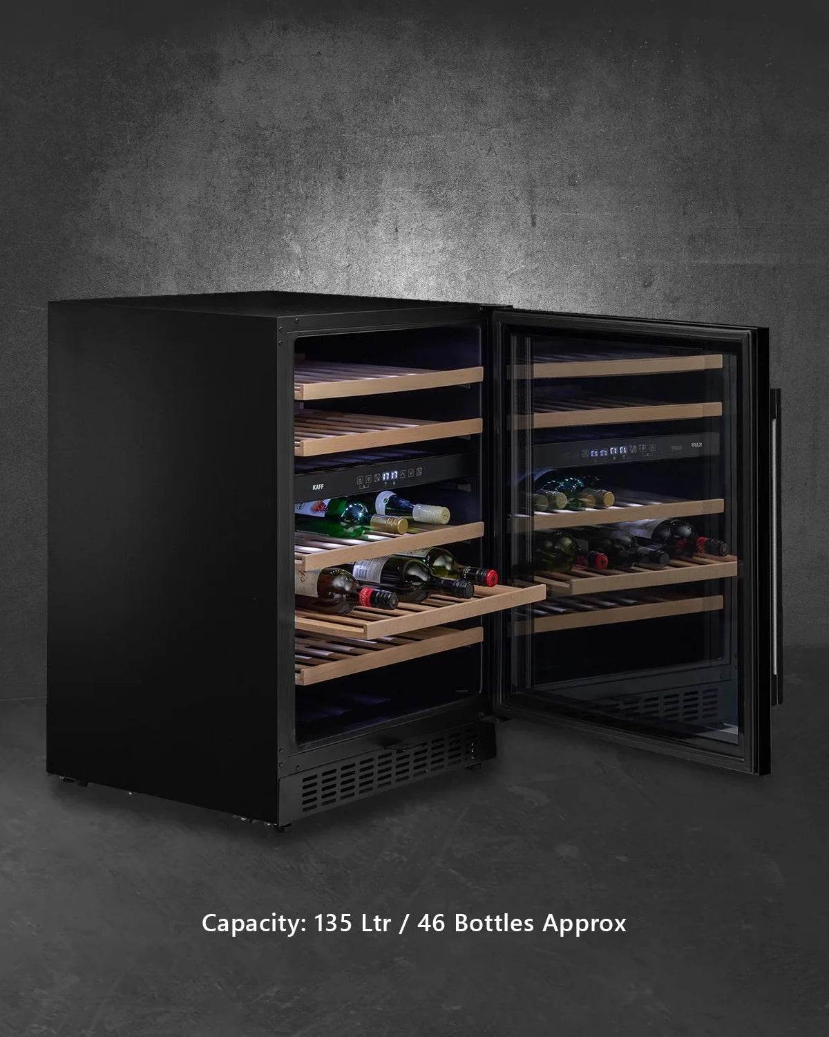 46 Bottle Dual Temperature Wine Cooler