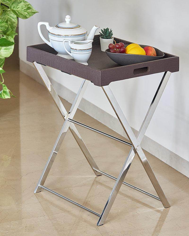 Butler Tray Table, Brown