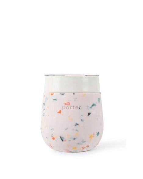 Travel Wine Glass, Terrazzo Blush