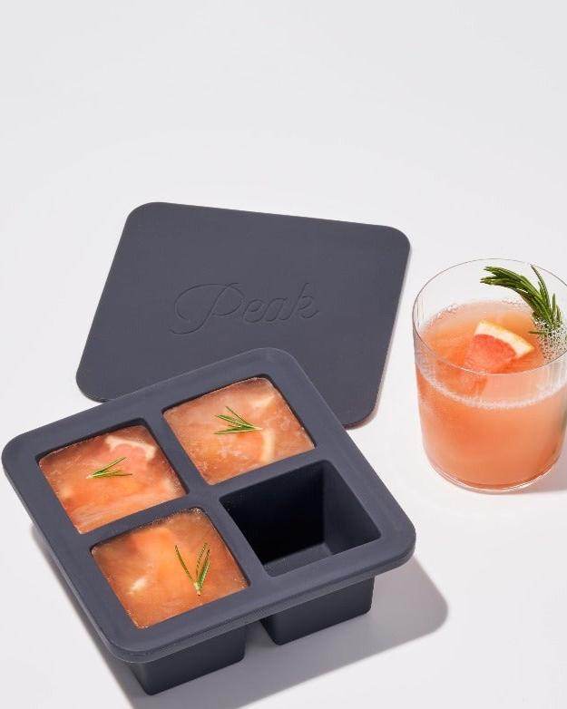 Extra Large Ice Cube Tray, Charcoal