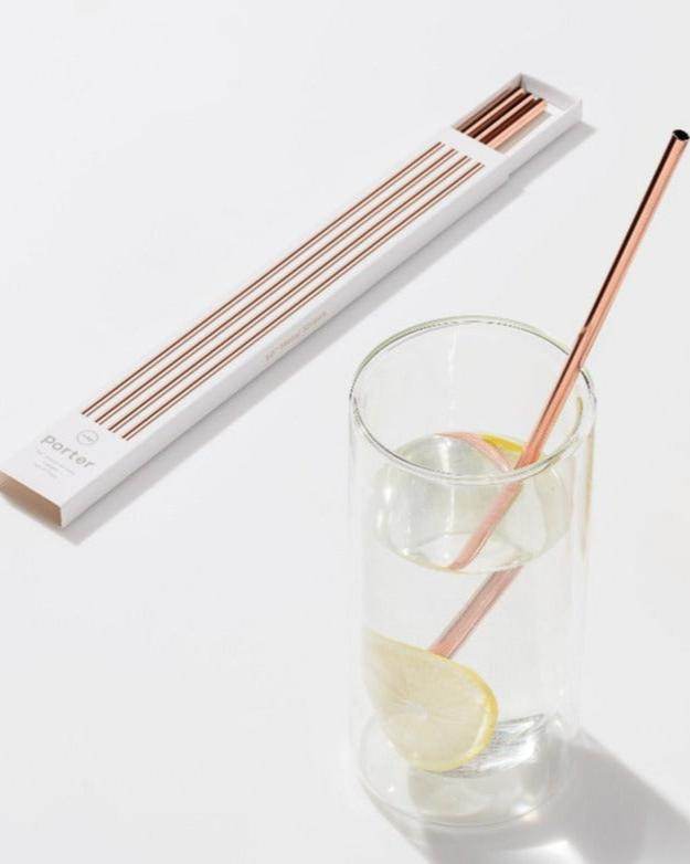 Porter Metal Straw, Copper