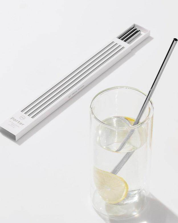Porter Metal Straw, Silver