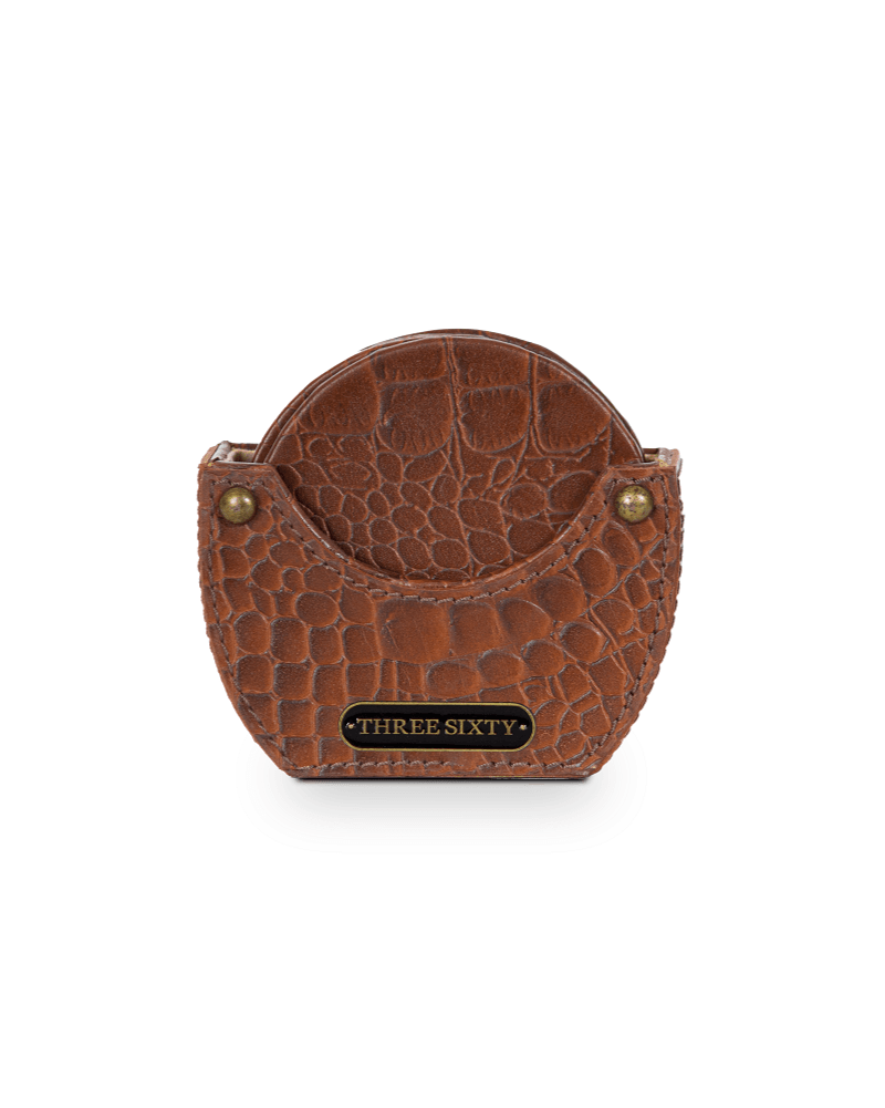 Eden Round Coasters, Tan