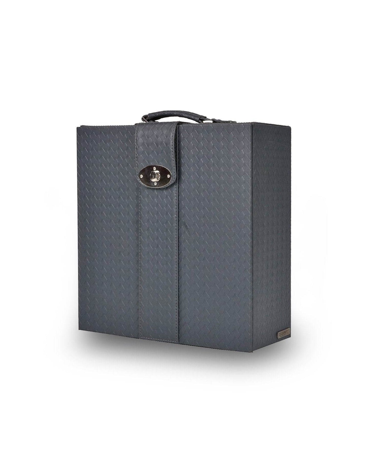 Briefcase Portable Bar, Grey