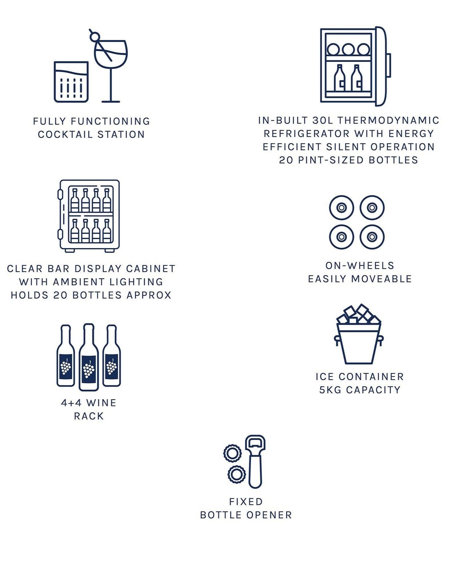 Home bar from HAUS OF BARS Brand
