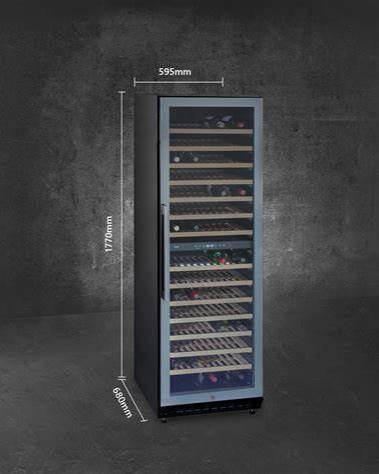 171 Bottle Dual Temperature Wine Cooler