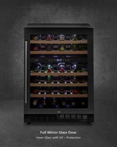 46 Bottle Dual Temperature Wine Cooler