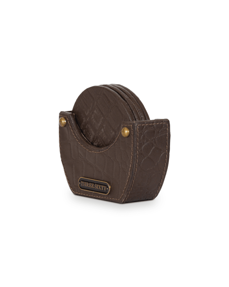 Eden Round Coasters, Brown