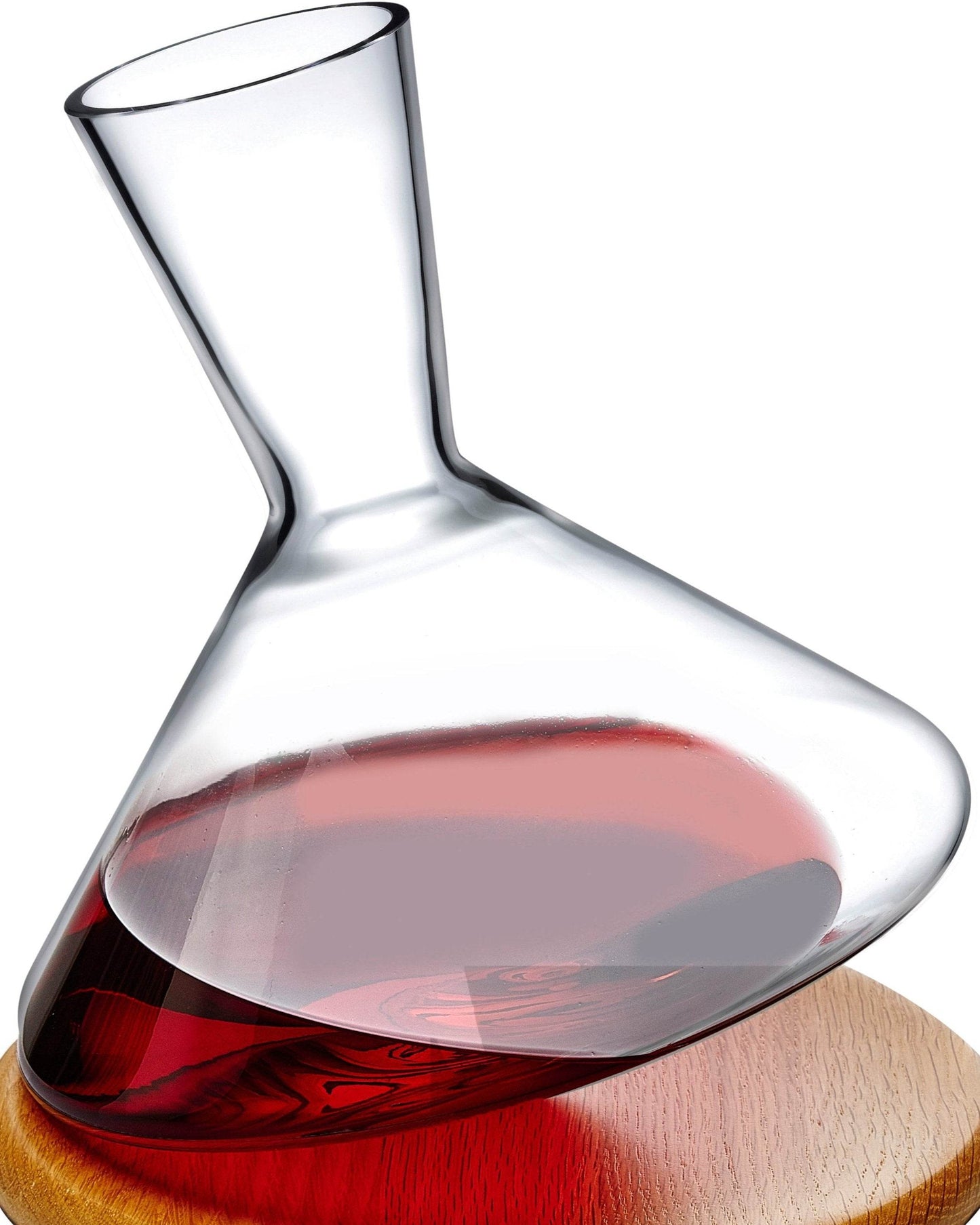 Balance Decanter With Wooden Base
