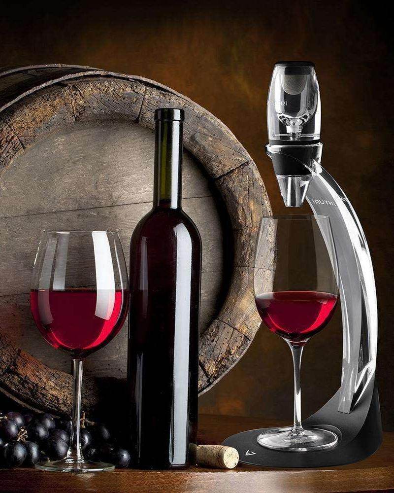 Red Wine Aerator Tower Set