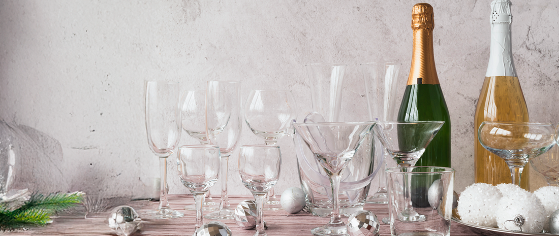 Wine Glass and Champagne Glass