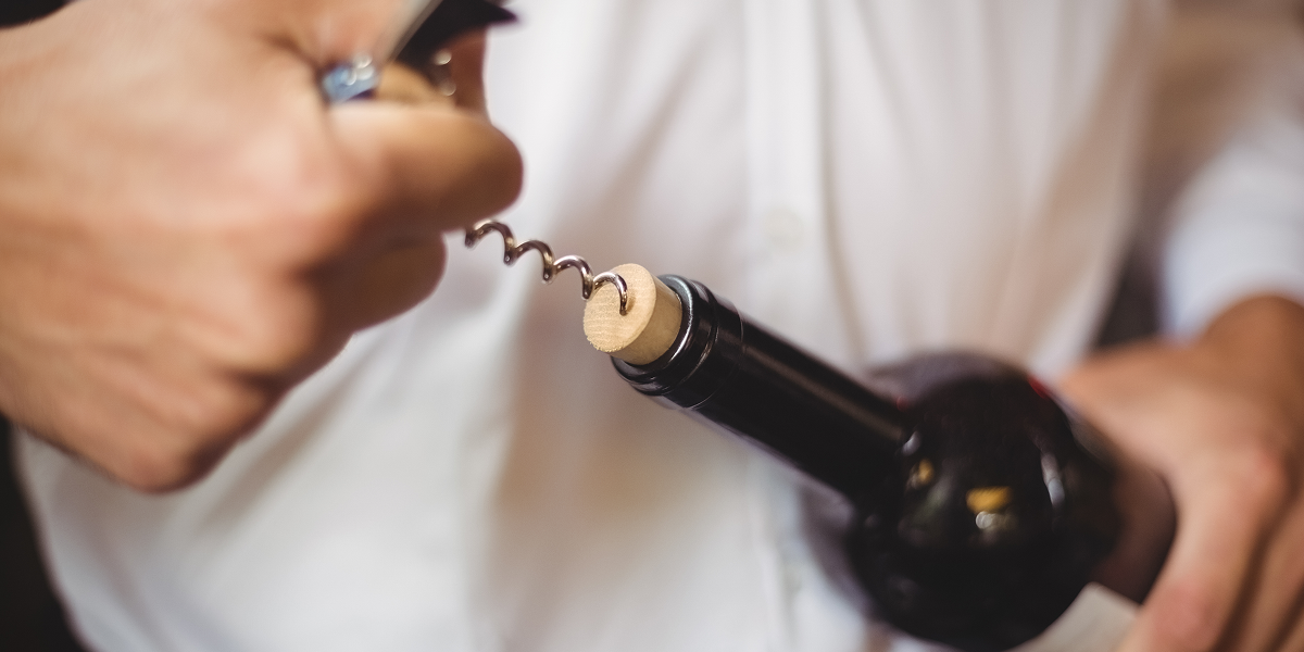 Open Wine Bottle