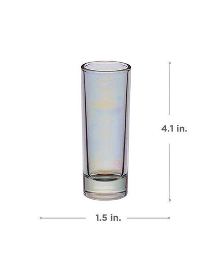 Iridescent tall shot glass (Barcraft)
