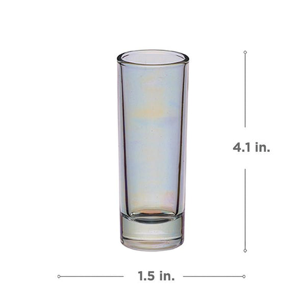 Iridescent tall shot glass (Barcraft)
