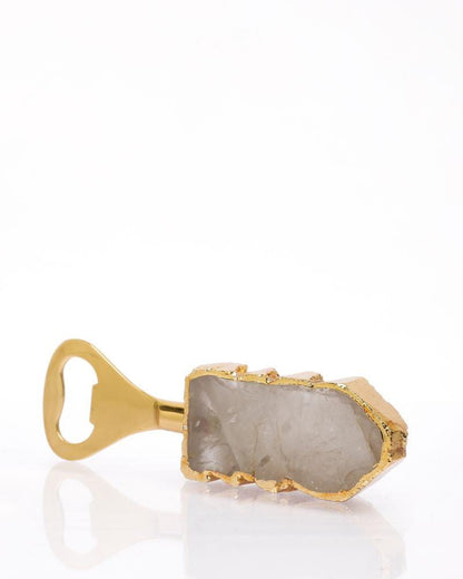 Quartz Bottle Opener, Rose Quartz