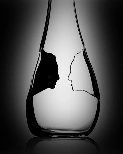 Riedel's Black Tie Face to Face Decanter