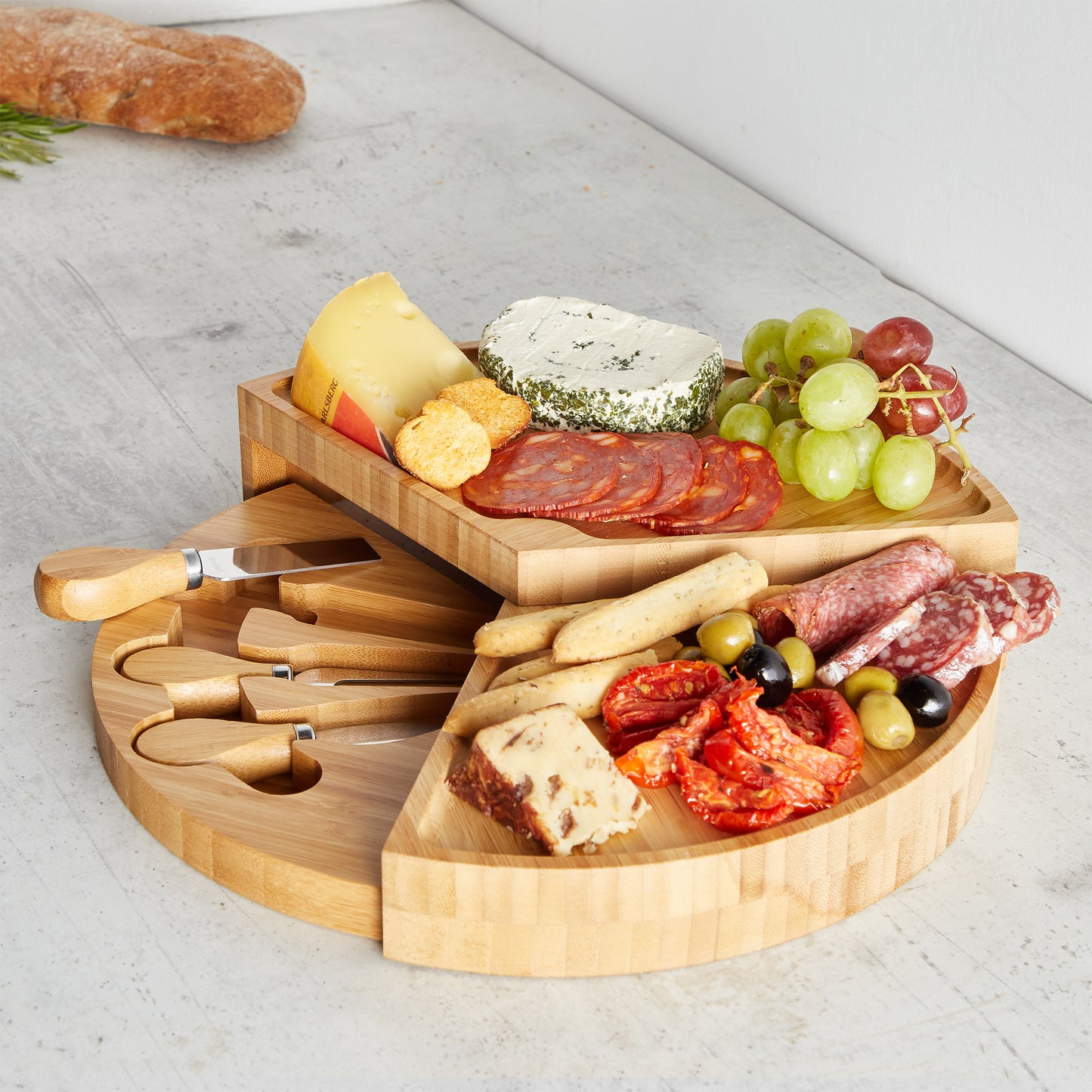 Bamboo Round Cheese Board