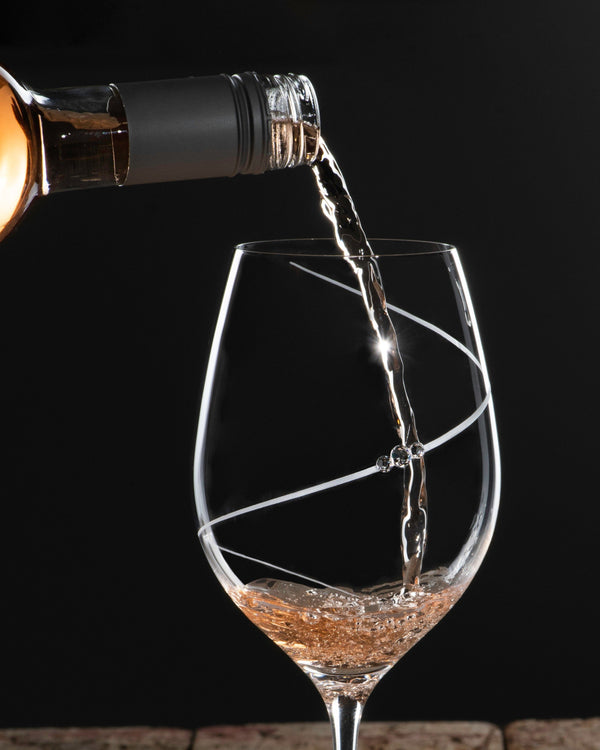 Diamante's Silhouette Red Wine Glass