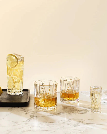 Modern Whisky Tumbler, Set of 6