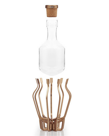 The Cage Decanter, Rose Gold