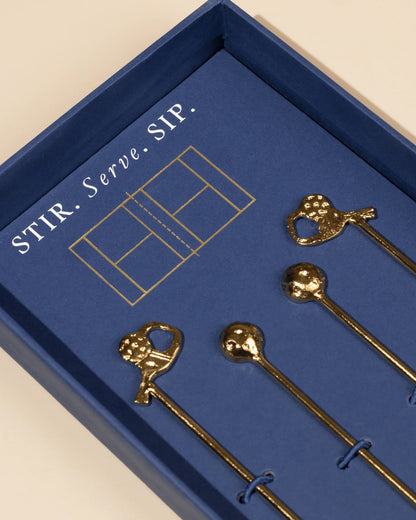 Court-side Cocktail Stirrers